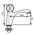 Basic Cold Water Tap For Toilet Knob Handle